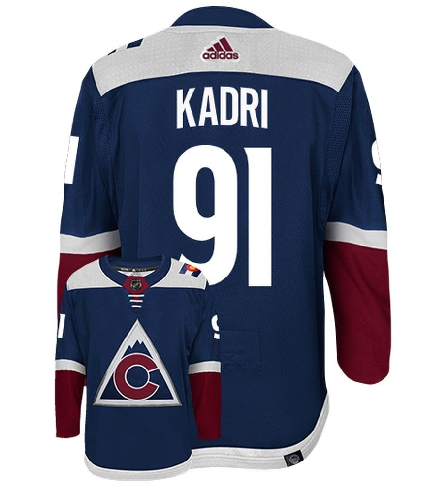 Nazem Kadri Colorado Avalanche Adidas Primegreen Authentic NHL Hockey Jersey