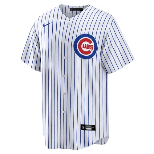 Men's Chicago Cubs White Home Replica Jersey