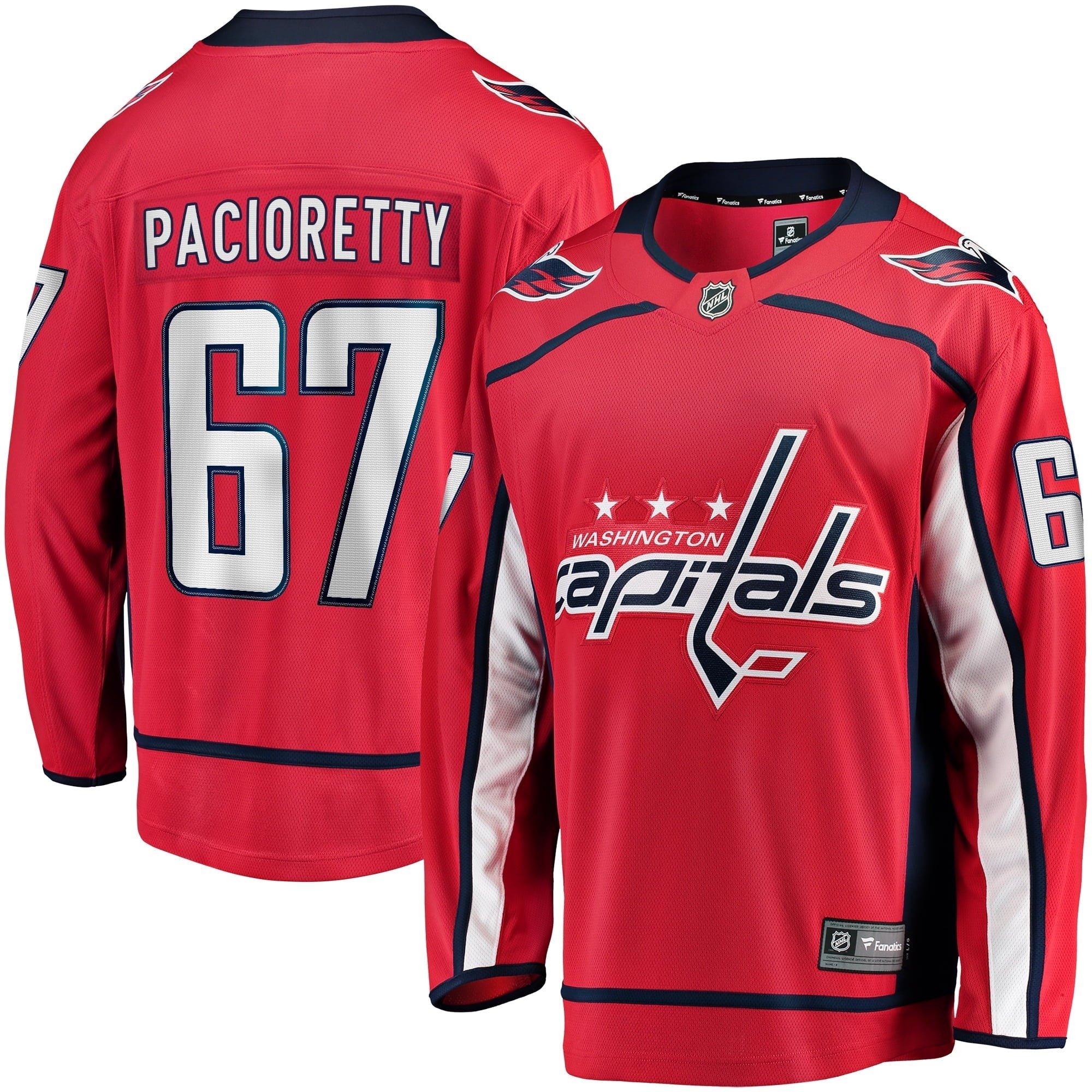 Men's Fanatics Branded Max Pacioretty Red Washington Capitals Home Breakaway Player Jersey