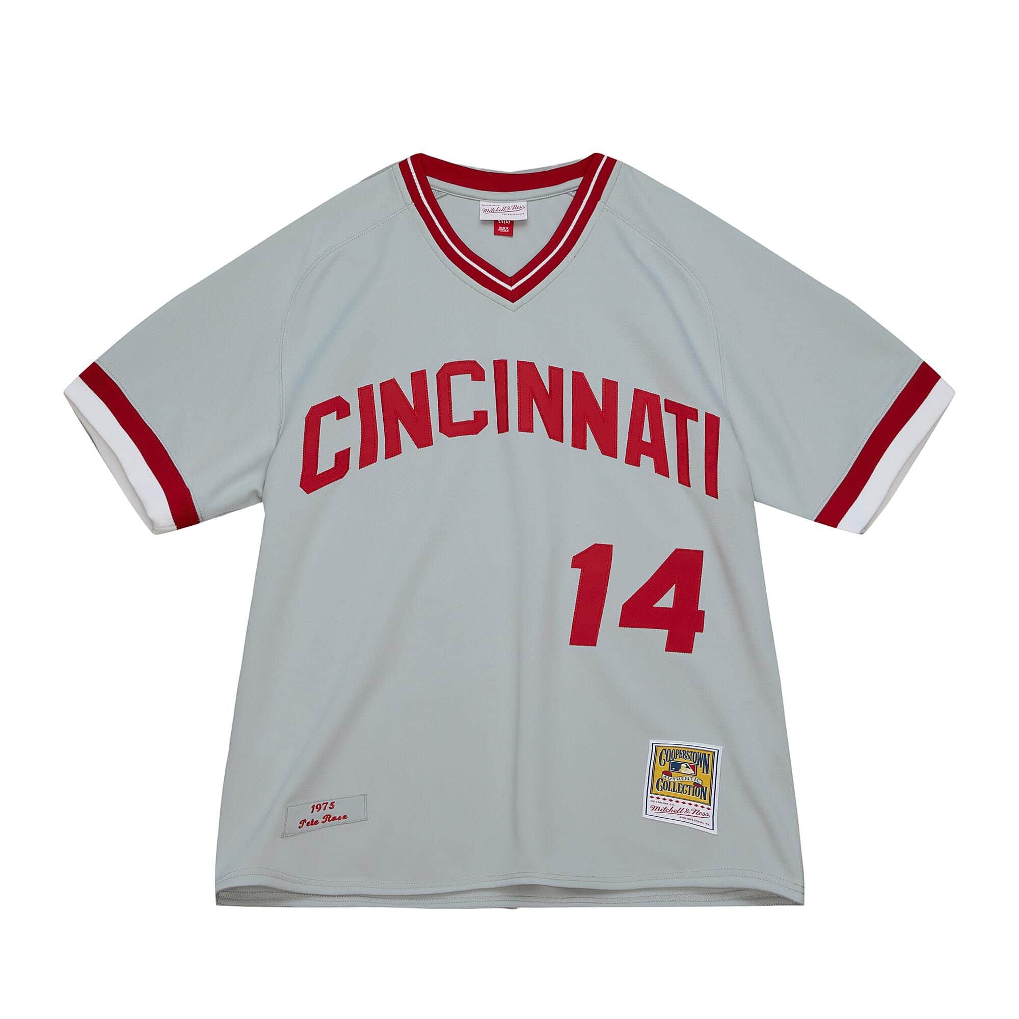 Authentic Pete Rose Cincinnati Reds Road 1975 Jersey