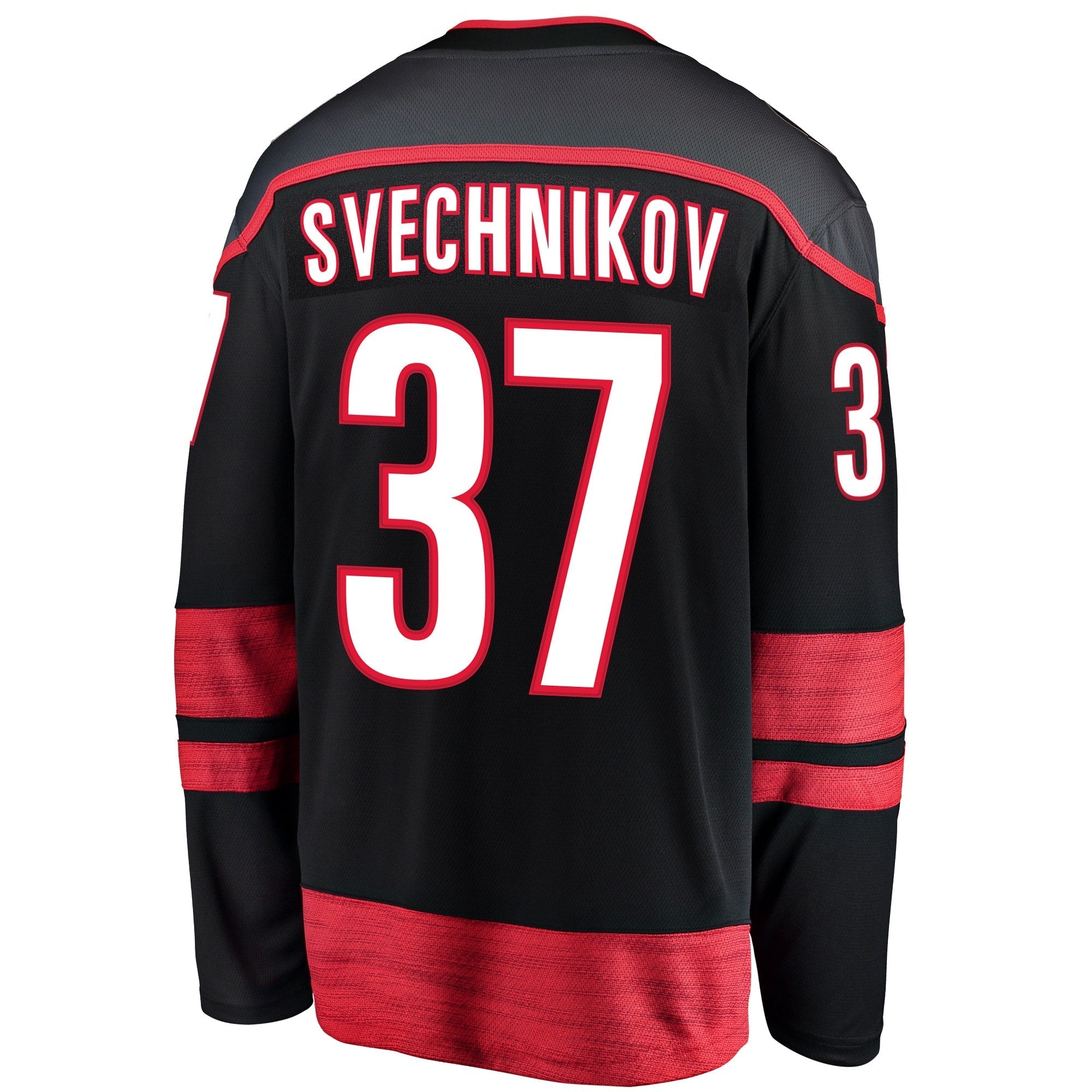 Men's Fanatics Branded Andrei Svechnikov Black Carolina Hurricanes Alternate Premier Breakaway Player Jersey