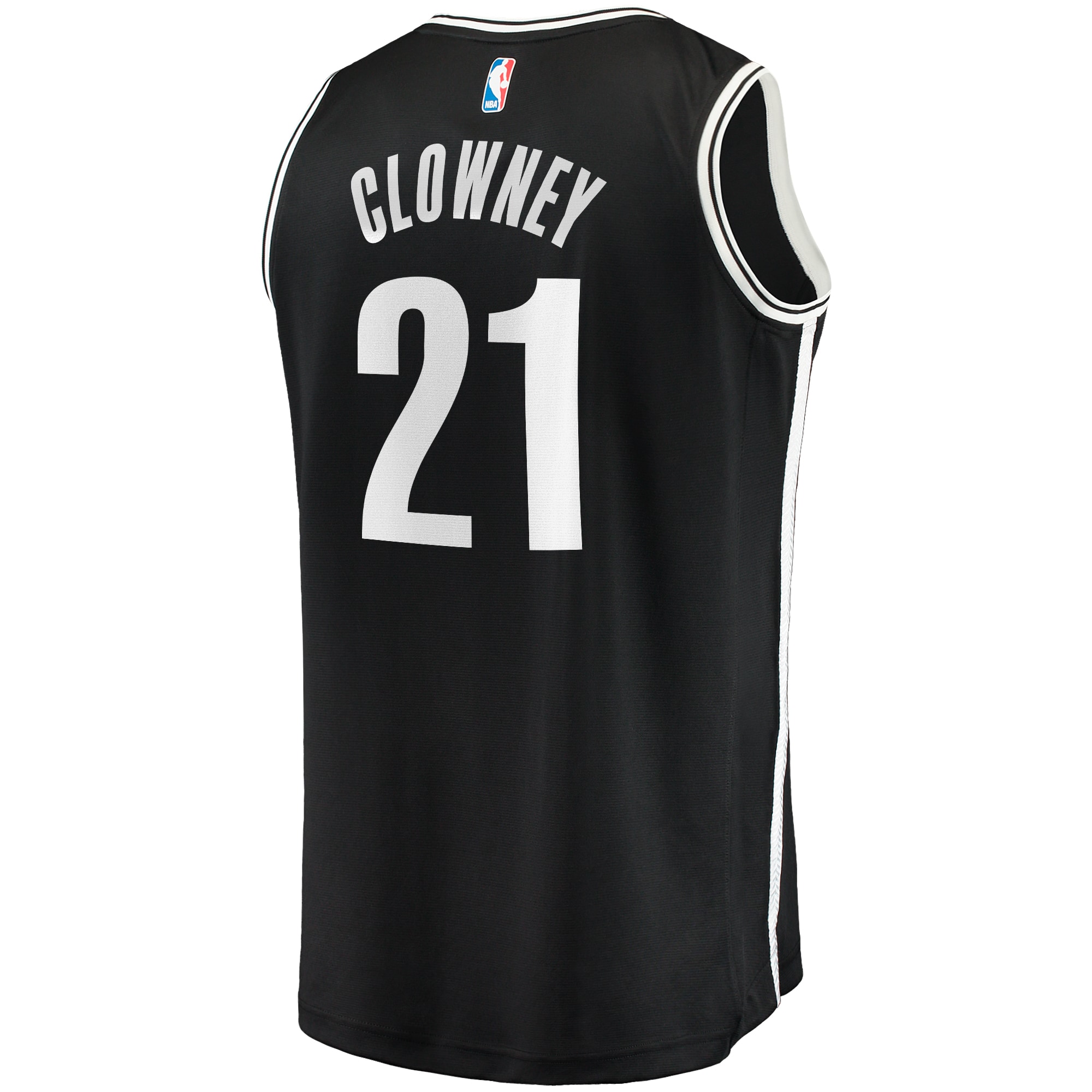 Noah Clowney Brooklyn Nets Fanatics Branded 2023 NBA Draft First Round Pick Fast Break Replica Jersey - Icon Edition - Black