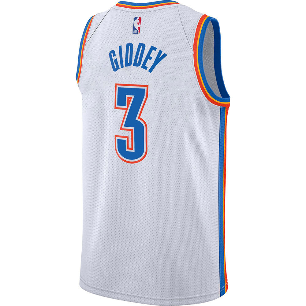 Men's Oklahoma City Thunder Josh Giddey Association Jersey - White