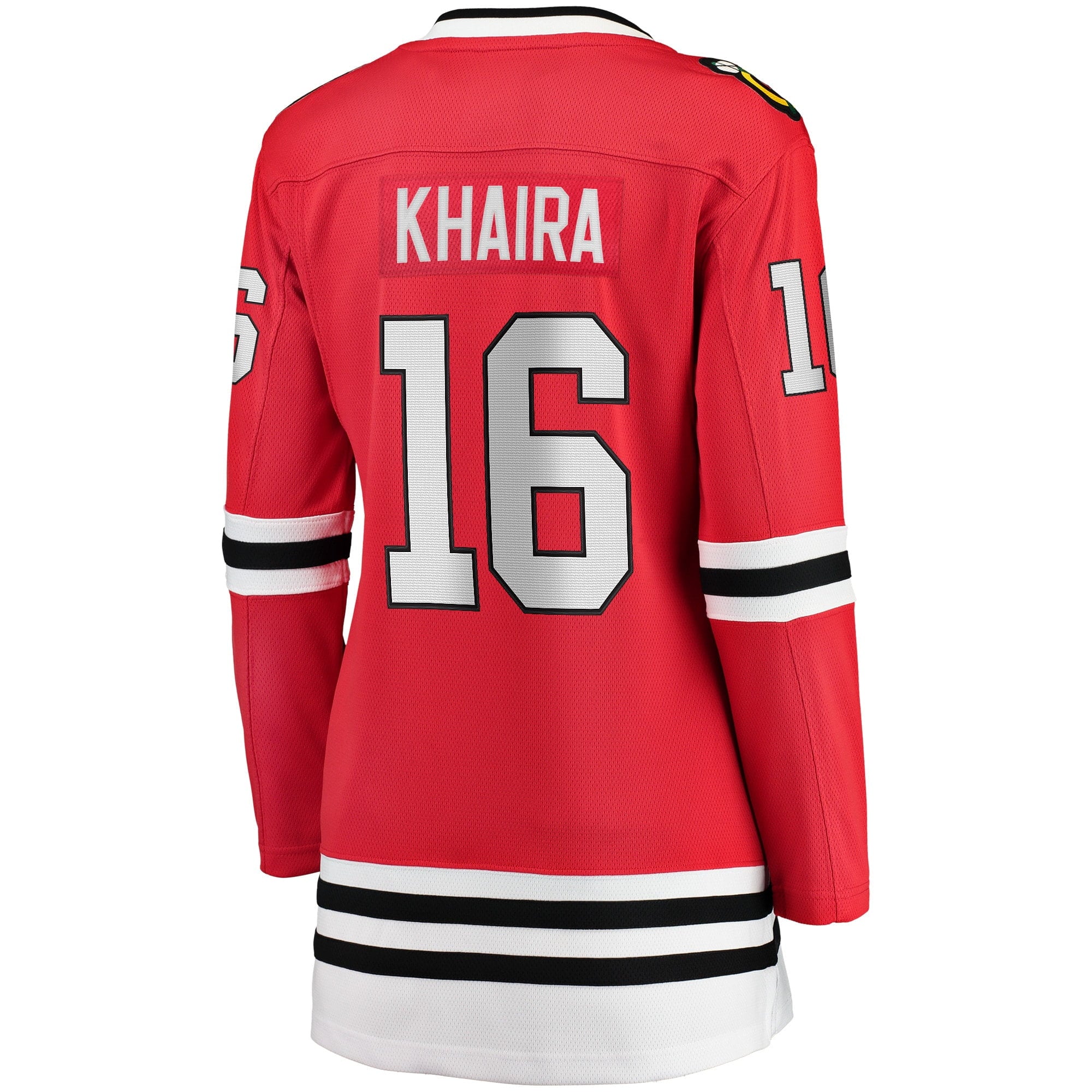 Women's Fanatics Branded Jujhar Khaira Red Chicago Blackhawks Breakaway Player Jersey