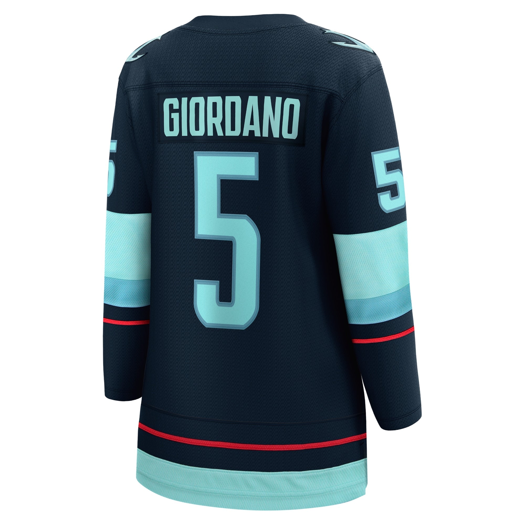 Women's Fanatics Branded Mark Giordano Deep Sea Blue Seattle Kraken Home Premier Breakaway Player Jersey