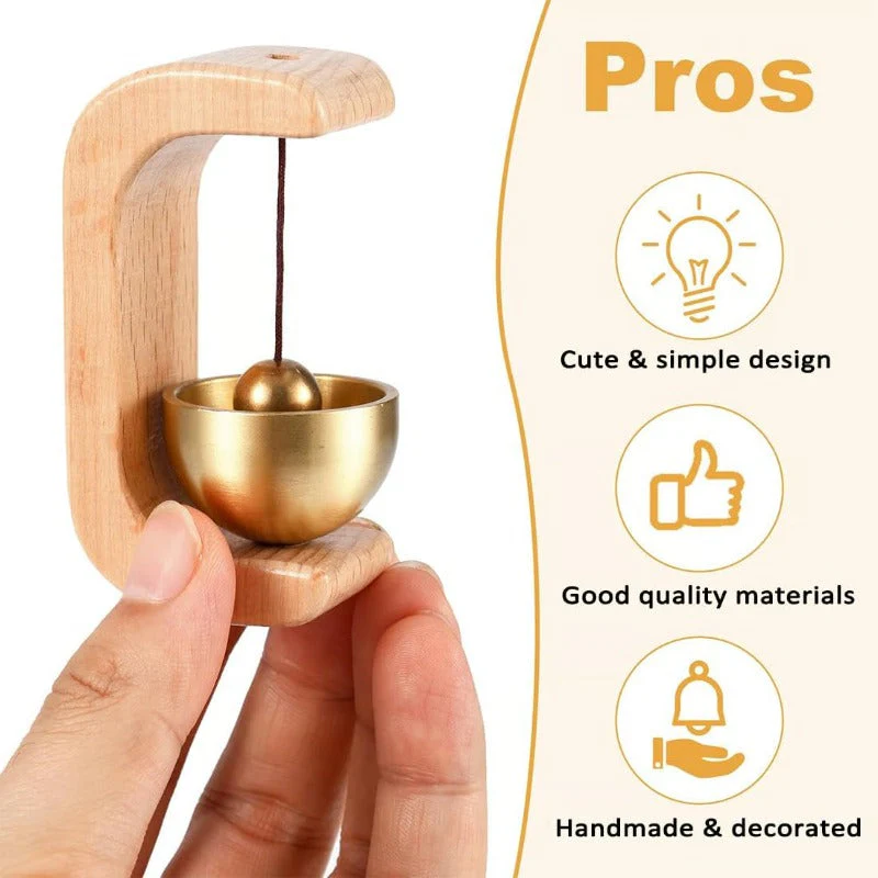 Magnetic Wooden Doorbell