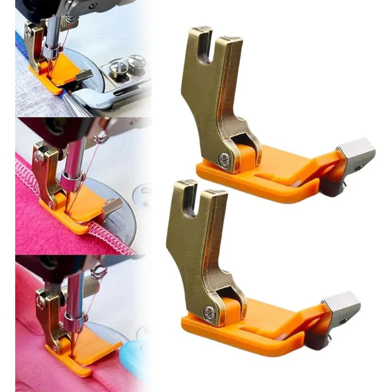 Adjustable Teflon Hemming Foot for Home Sewing Machines