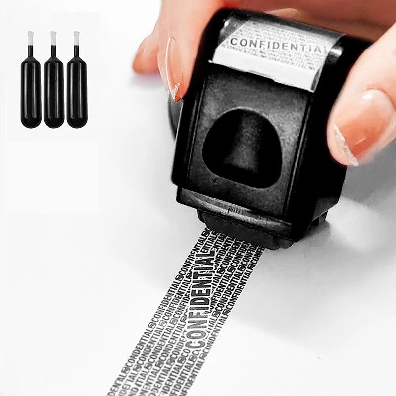 Privacy Protection Roller Stamp