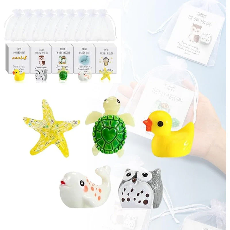 Mini Resin Animal Appreciation Gift Set
