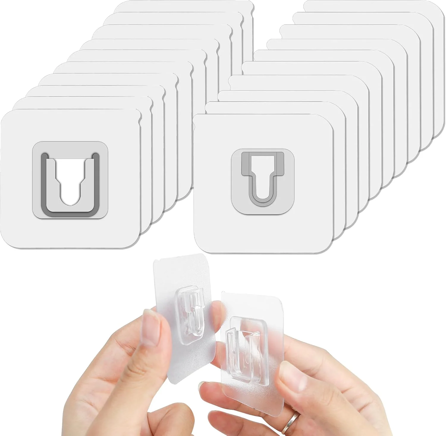 Damage-Free Reusable Adhesive Wall Hooks