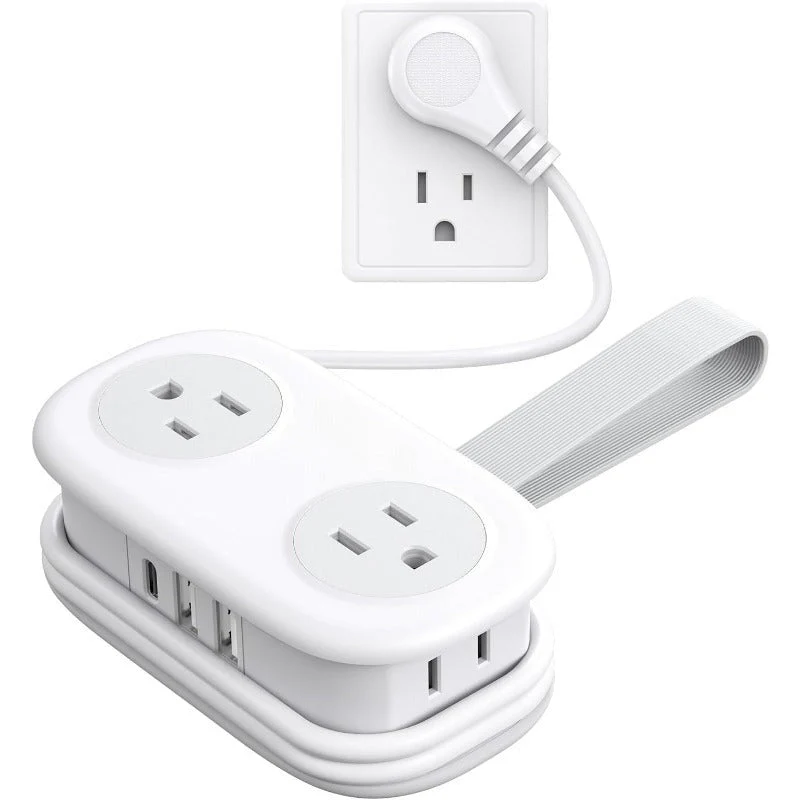 Yopoll 7-in-1 Compact Travel Power Strip