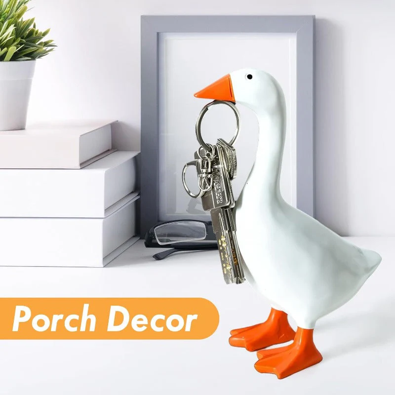 Resin Goose Key Holder