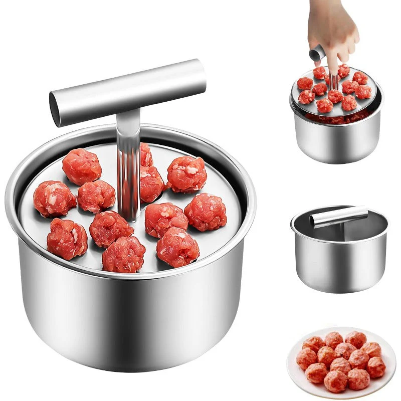 Stainless Steel Meatball Press