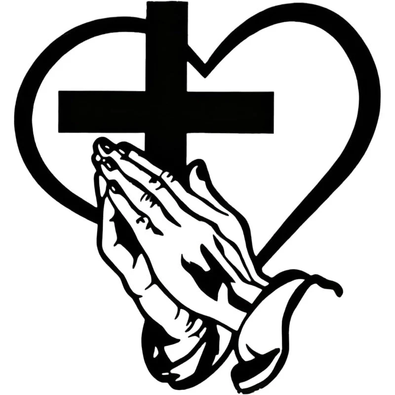 Praying Hands Wall Cross