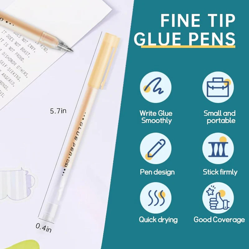 Fine Tip Glue Pens