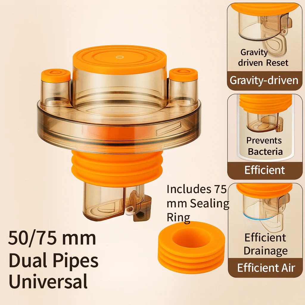 Universal Anti-Odor Drain Pipe Connector