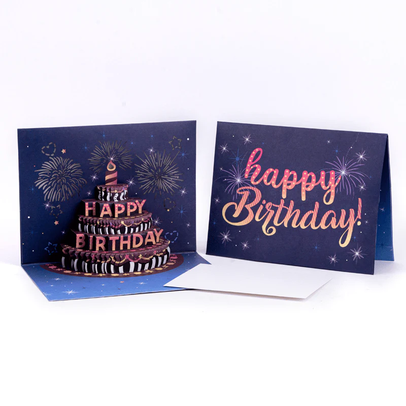 Blow-Out LED Musical 3D Birthday Card