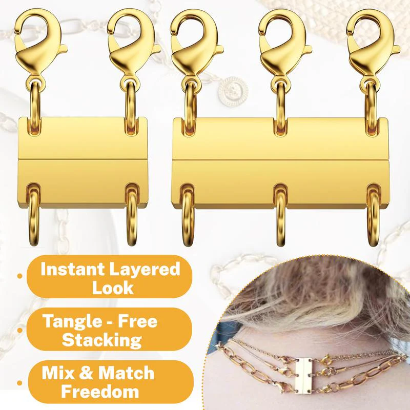Magnetic Layering Clasps
