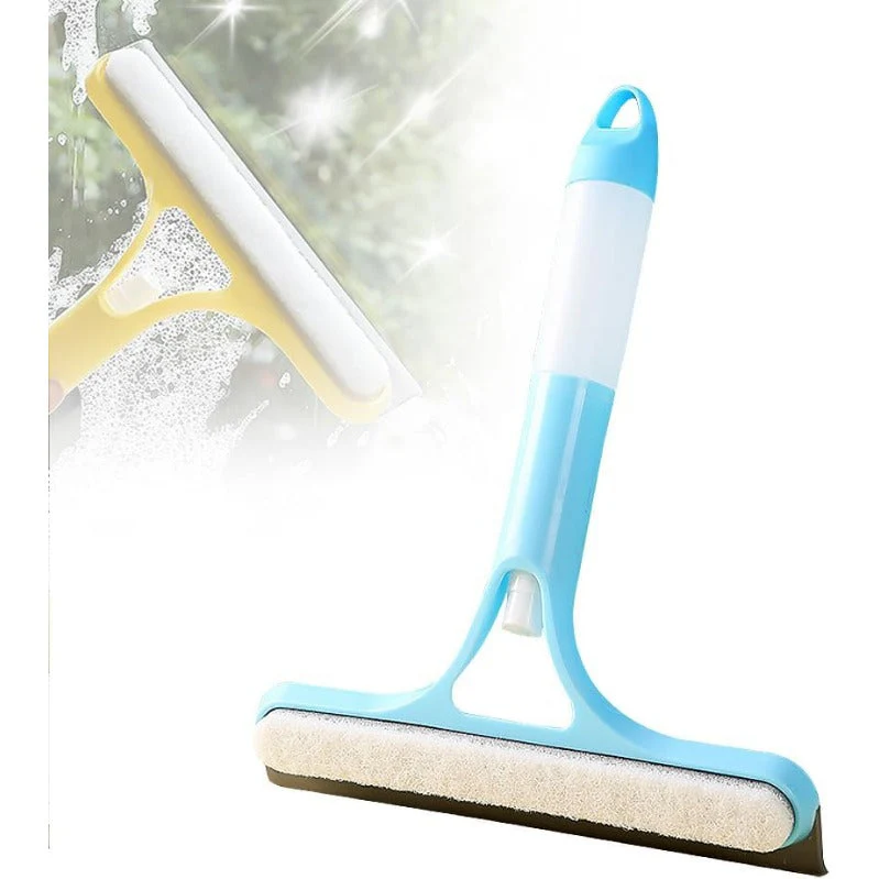 BrightSwipe 3 in 1 Window Squeegee Cleaner with Spray Bottle