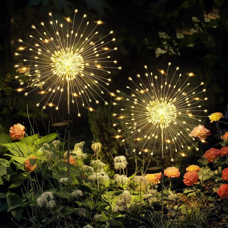 DIY Solar Firework Lights