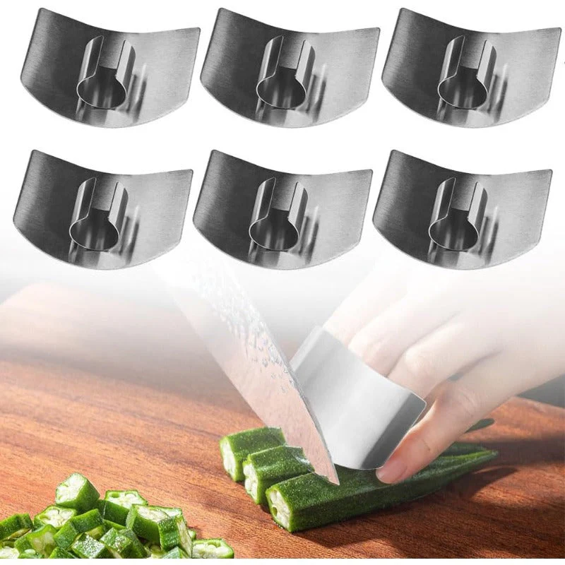 🔪 Stainless Steel Finger Guard