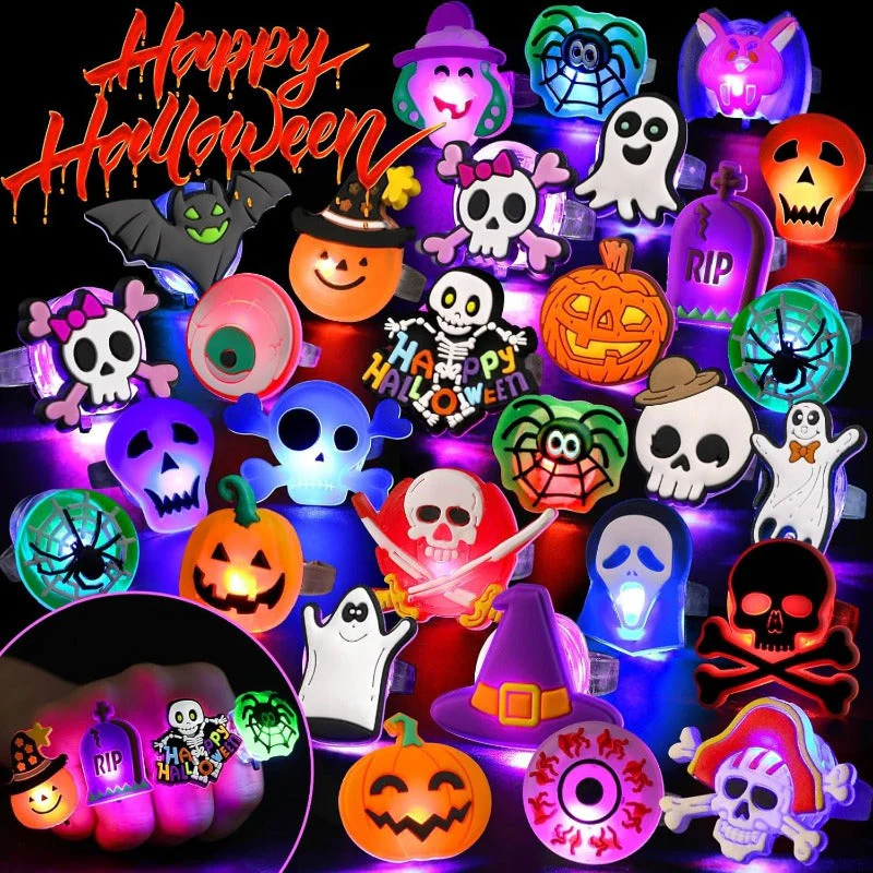 Glow Halloween Party Rings