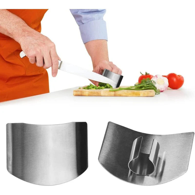 🔪 Stainless Steel Finger Guard