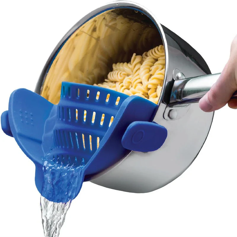 Clip-On Silicone Pot Strainer