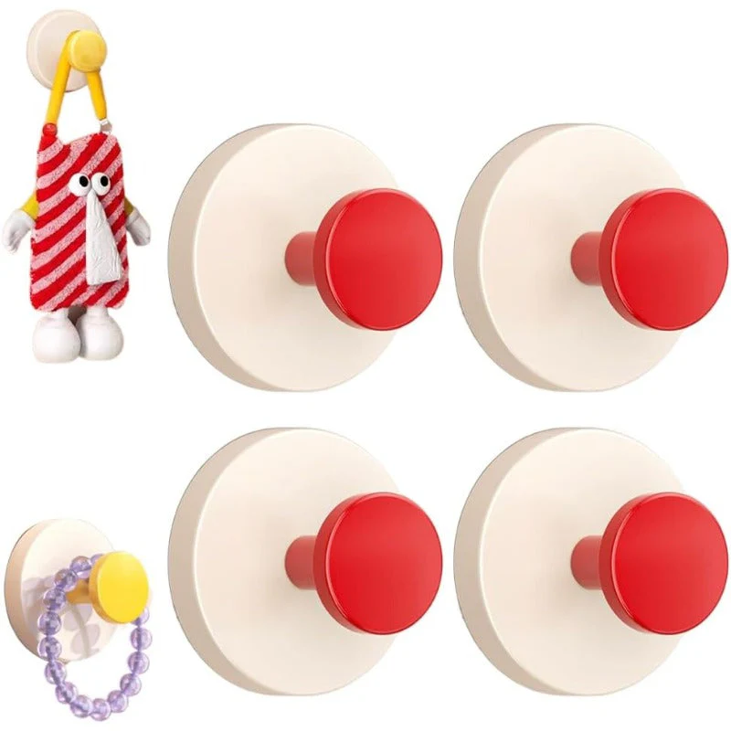 Colorful Suction Cup Wreath Hooks