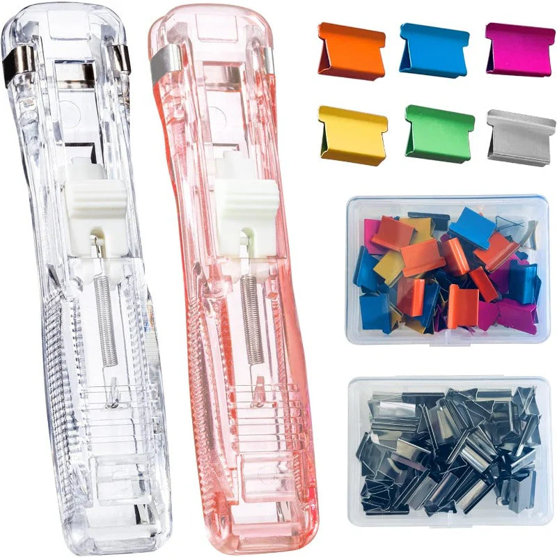 Staple-Free Clip Binder Set