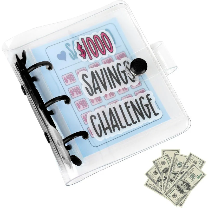 Mini Budget Binder with 25 Waterproof Envelopes