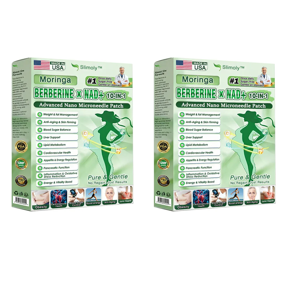 🔥🔥Moringa & Berberine 10-IN-1 Advanced Nano Microneedle Patch🎉New Year Special: Buy 5 Get 5 Free - Lose up to 132 lbs