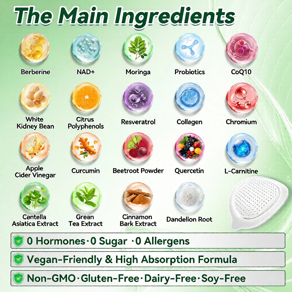 🔥🔥Moringa & Berberine 10-IN-1 Advanced Nano Microneedle Patch🎉New Year Special: Buy 5 Get 5 Free - Lose up to 132 lbs