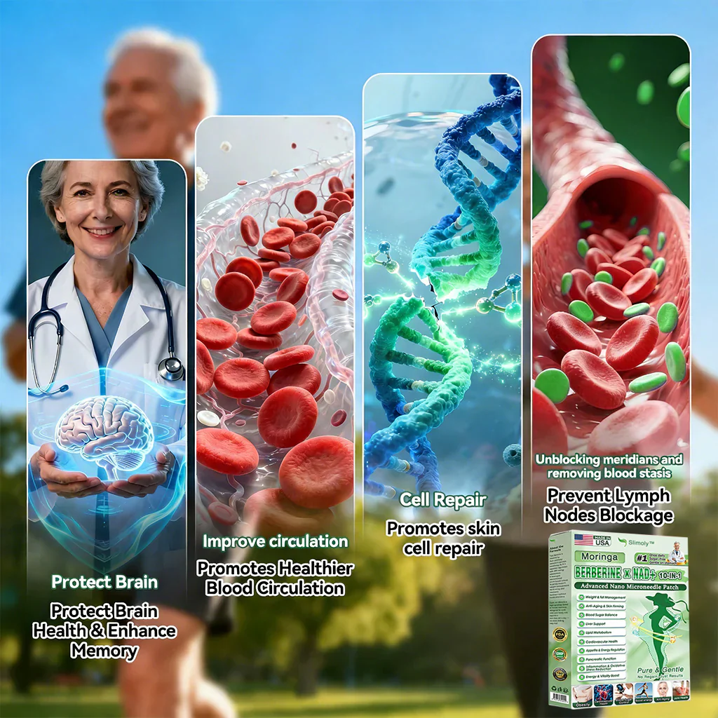 🔥🔥Moringa & Berberine 10-IN-1 Advanced Nano Microneedle Patch🎉New Year Special: Buy 5 Get 5 Free - Lose up to 132 lbs