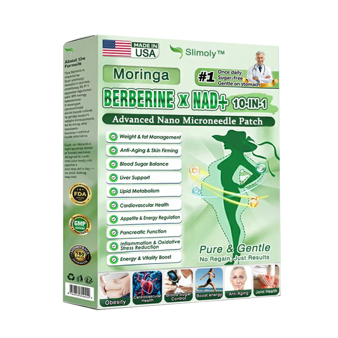 🔥🔥Moringa & Berberine 10-IN-1 Advanced Nano Microneedle Patch🎉New Year Special: Buy 5 Get 5 Free - Lose up to 132 lbs