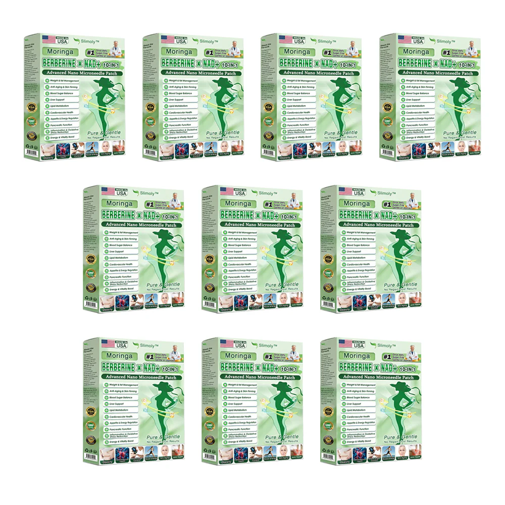 🔥🔥Moringa & Berberine 10-IN-1 Advanced Nano Microneedle Patch🎉New Year Special: Buy 5 Get 5 Free - Lose up to 132 lbs