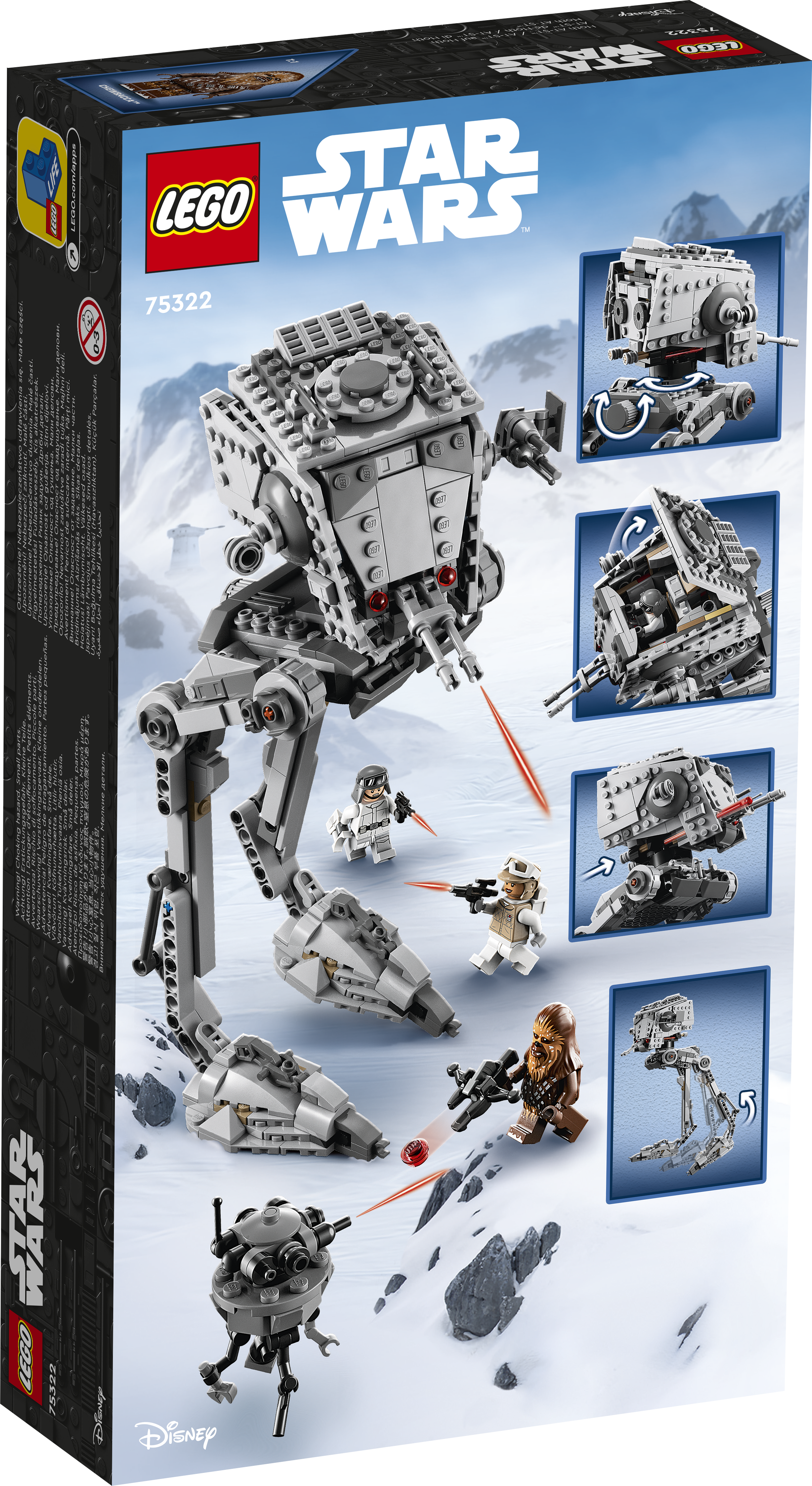 LEthtGO 75322 STAR WARS HOTH AT-ST