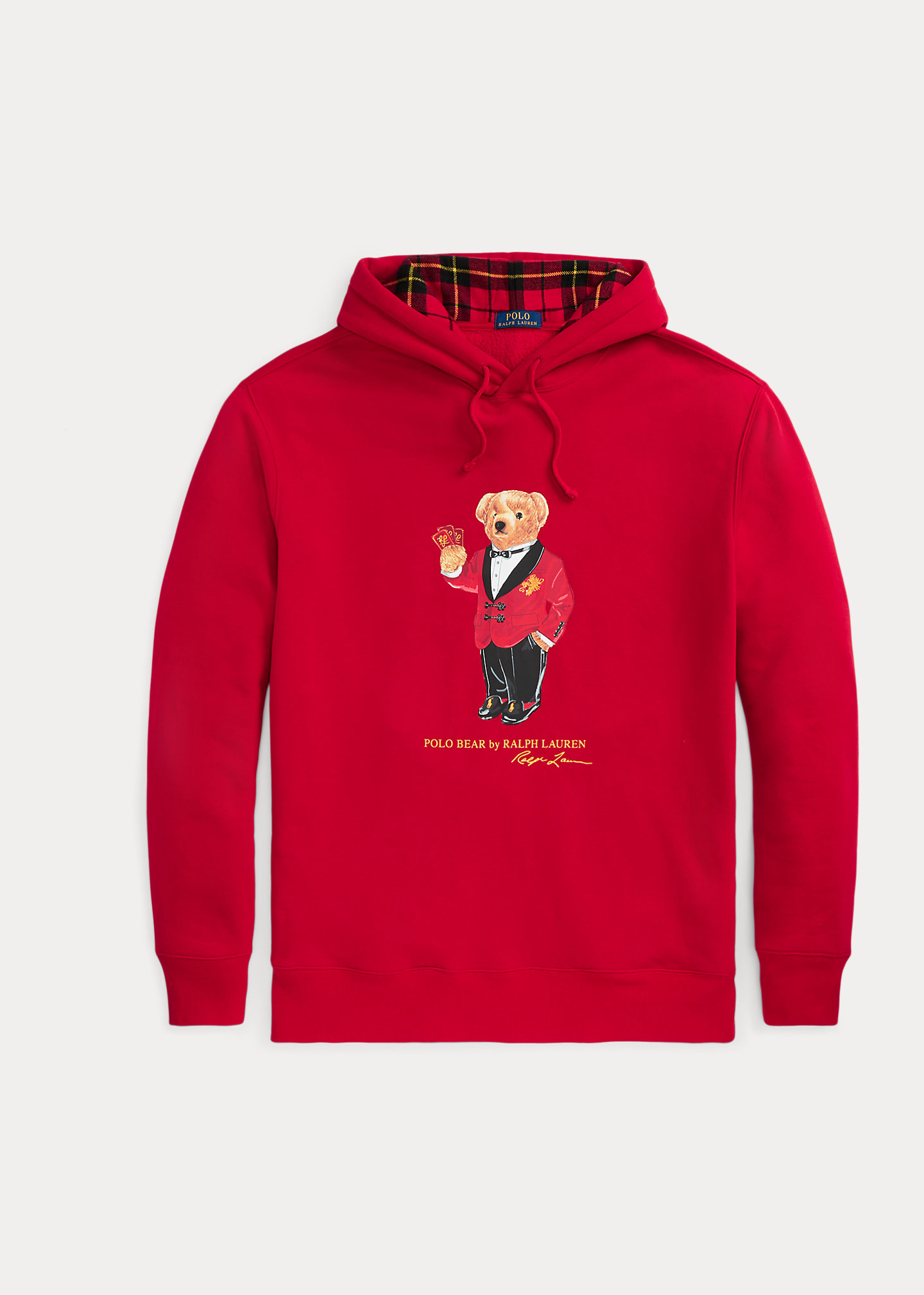 Lunar New Year Polo Bear Fleece Hoodie