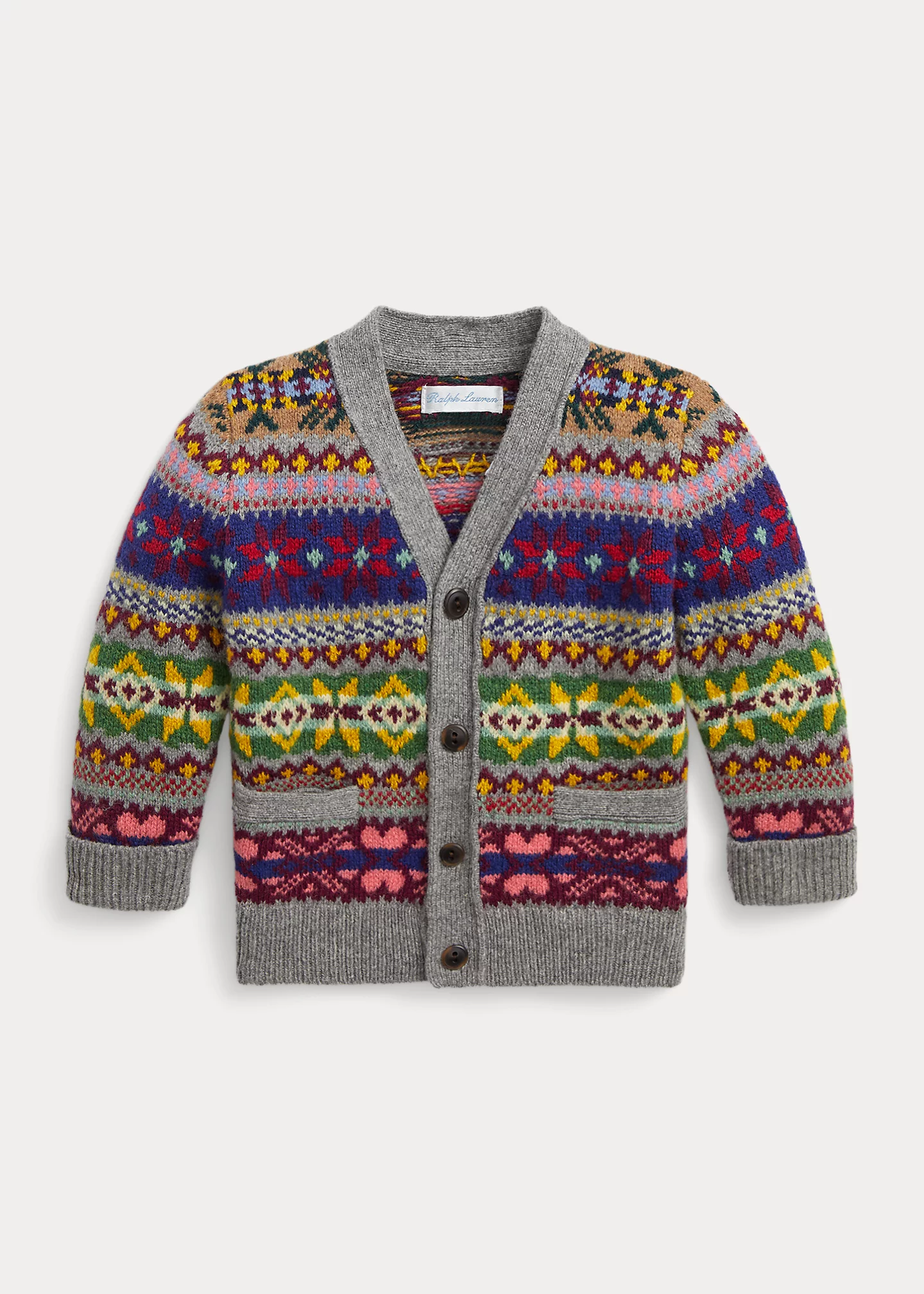 Fair Isle Wool-Blend Cardigan