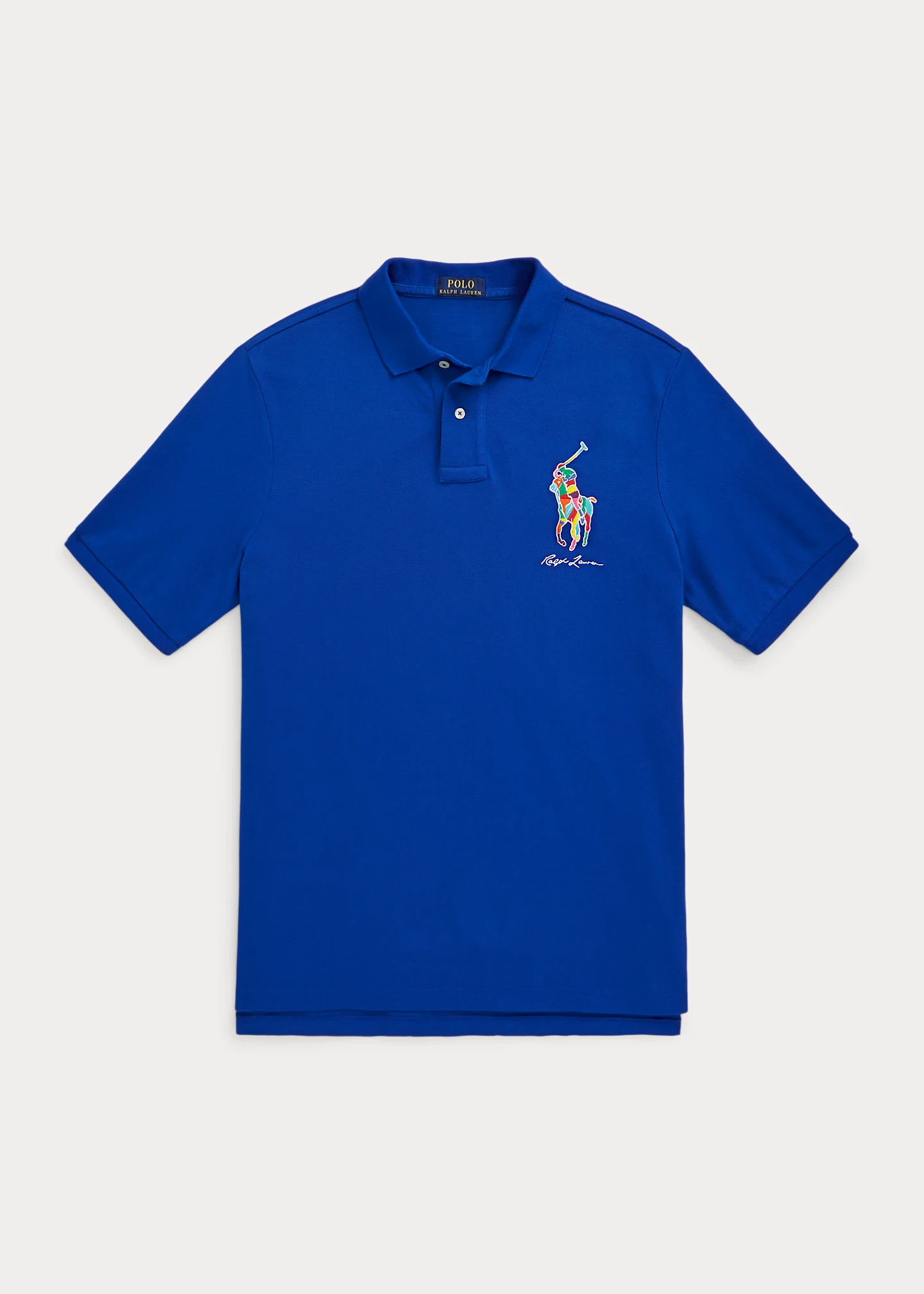 Classic Fit Big Pony Mesh Polo Shirt