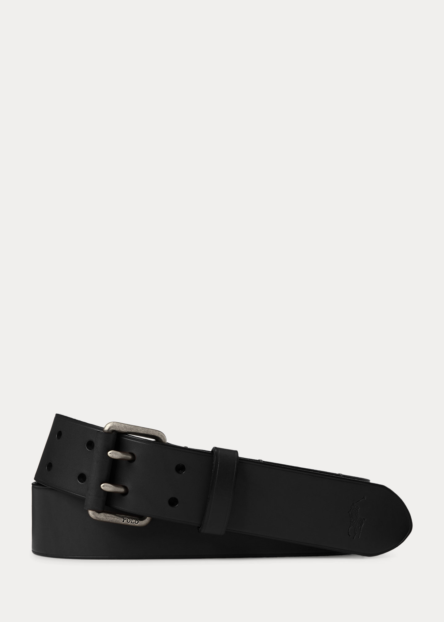 Double-Prong Leather Belt