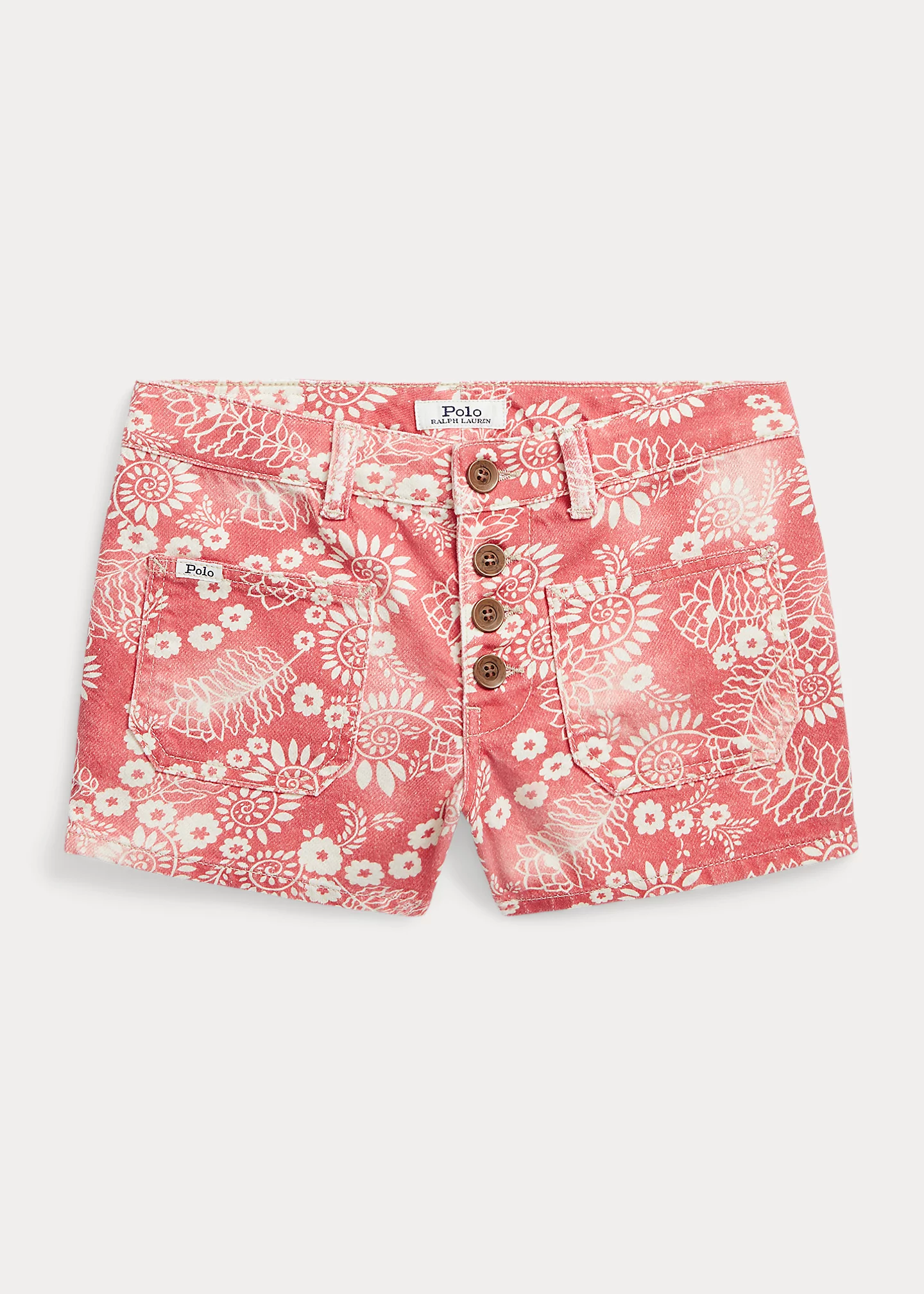 Paisley Denim Short