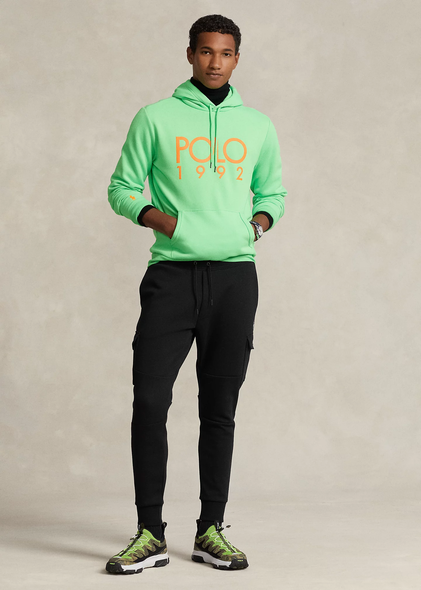 Double-Knit Cargo Jogger Pant