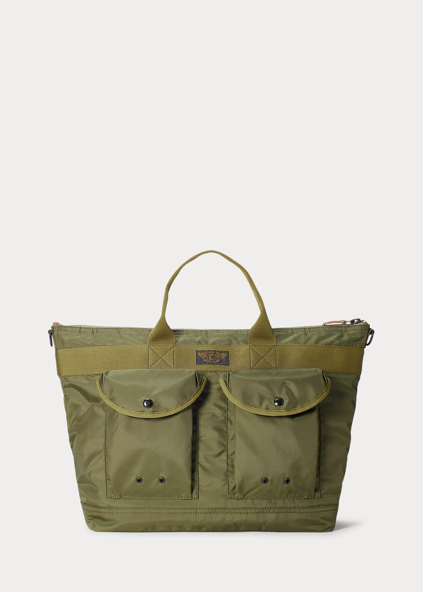Nylon Canvas Utility Messenger Bag