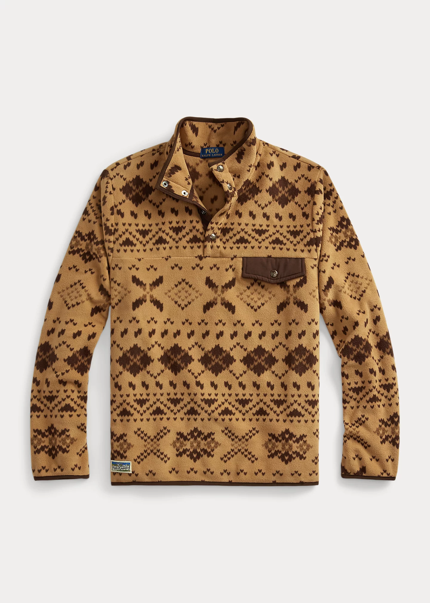 Fair Isle Brushed Fleece Pullover