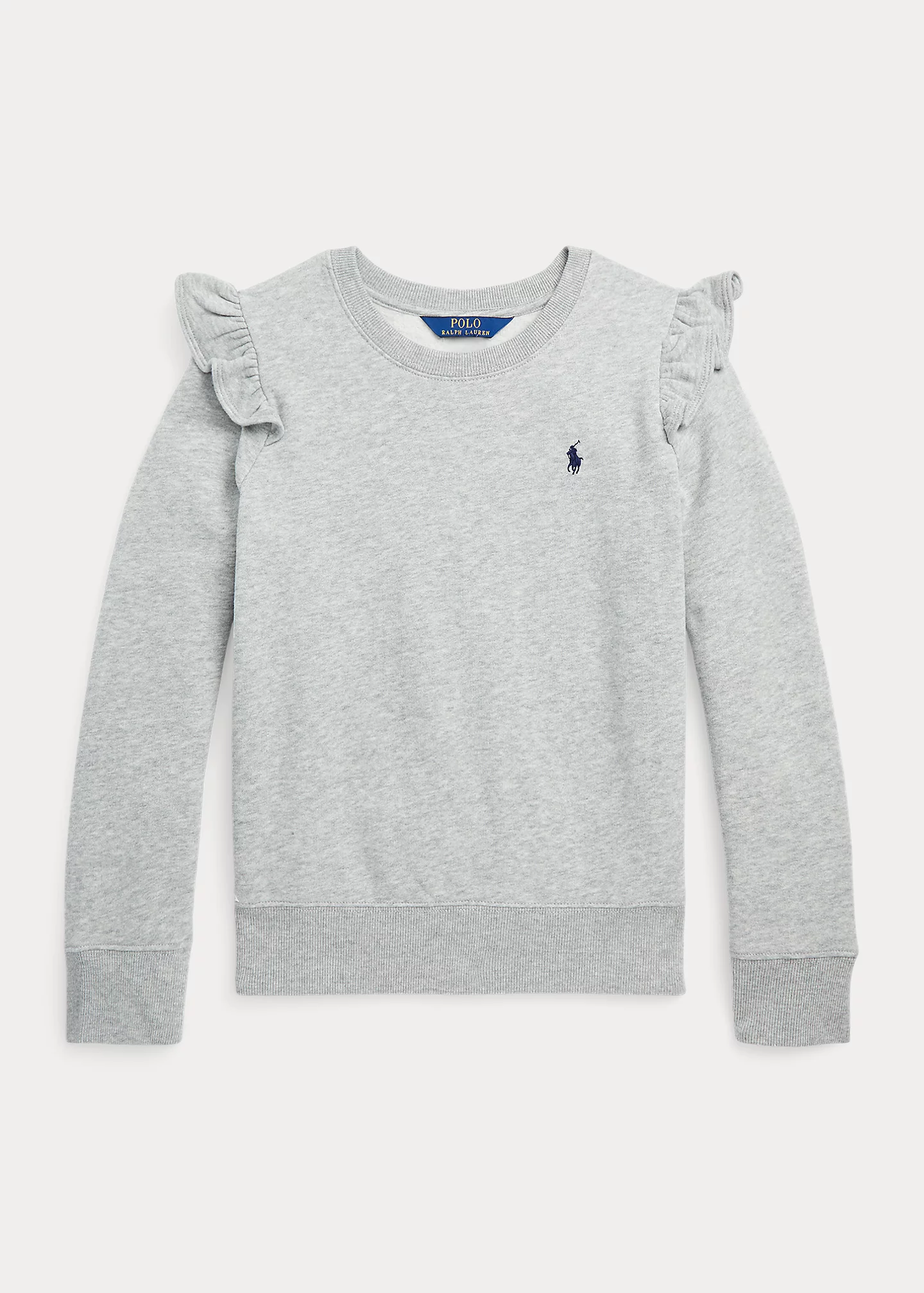 Ruffled Fleece Sweatshirt