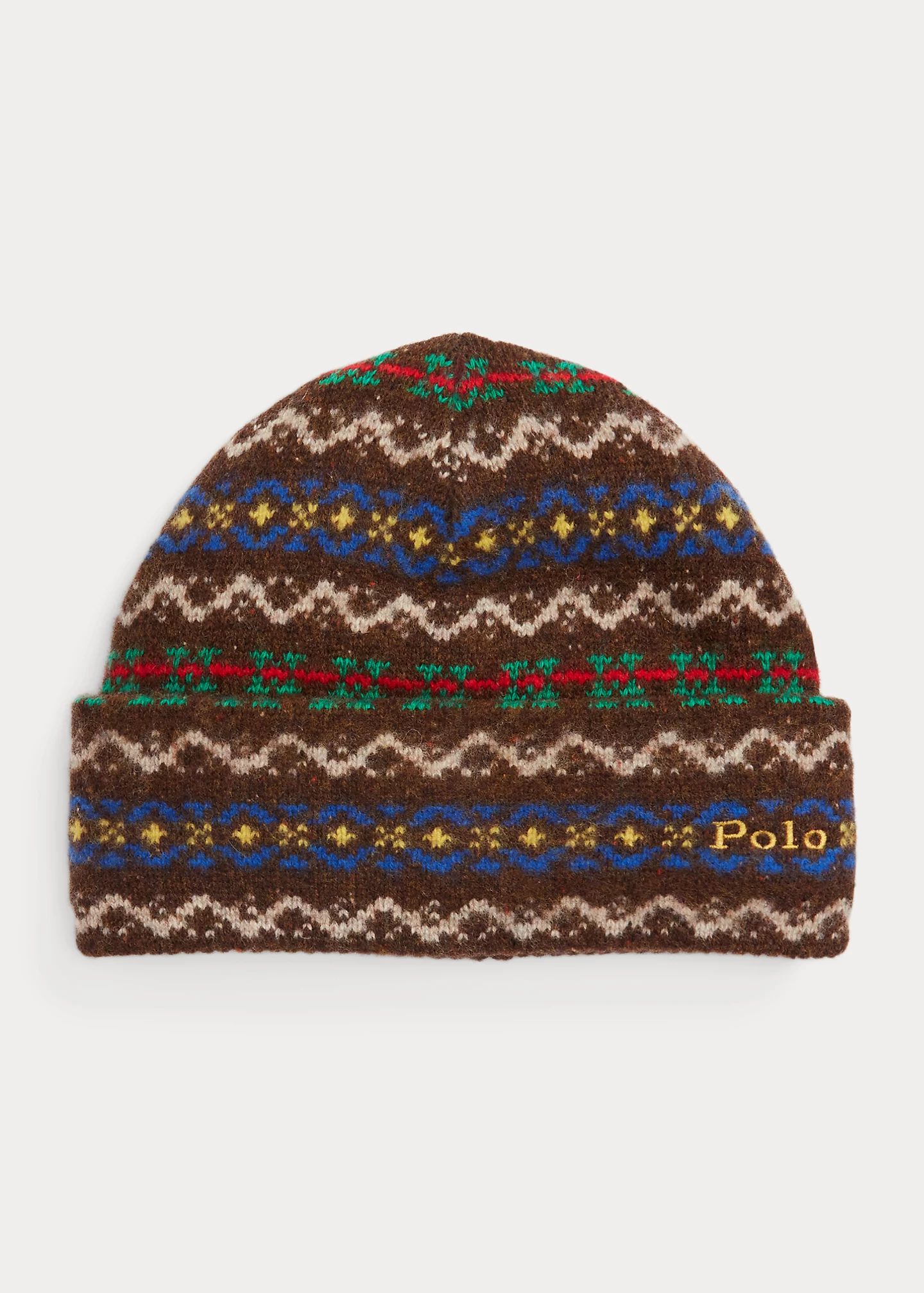 Fair Isle Wool-Blend Beanie