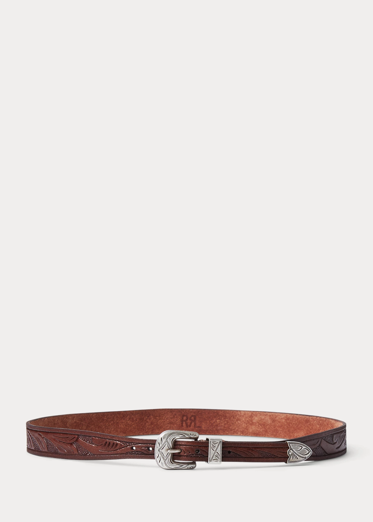 Hand-Tooled Leather Hat Band