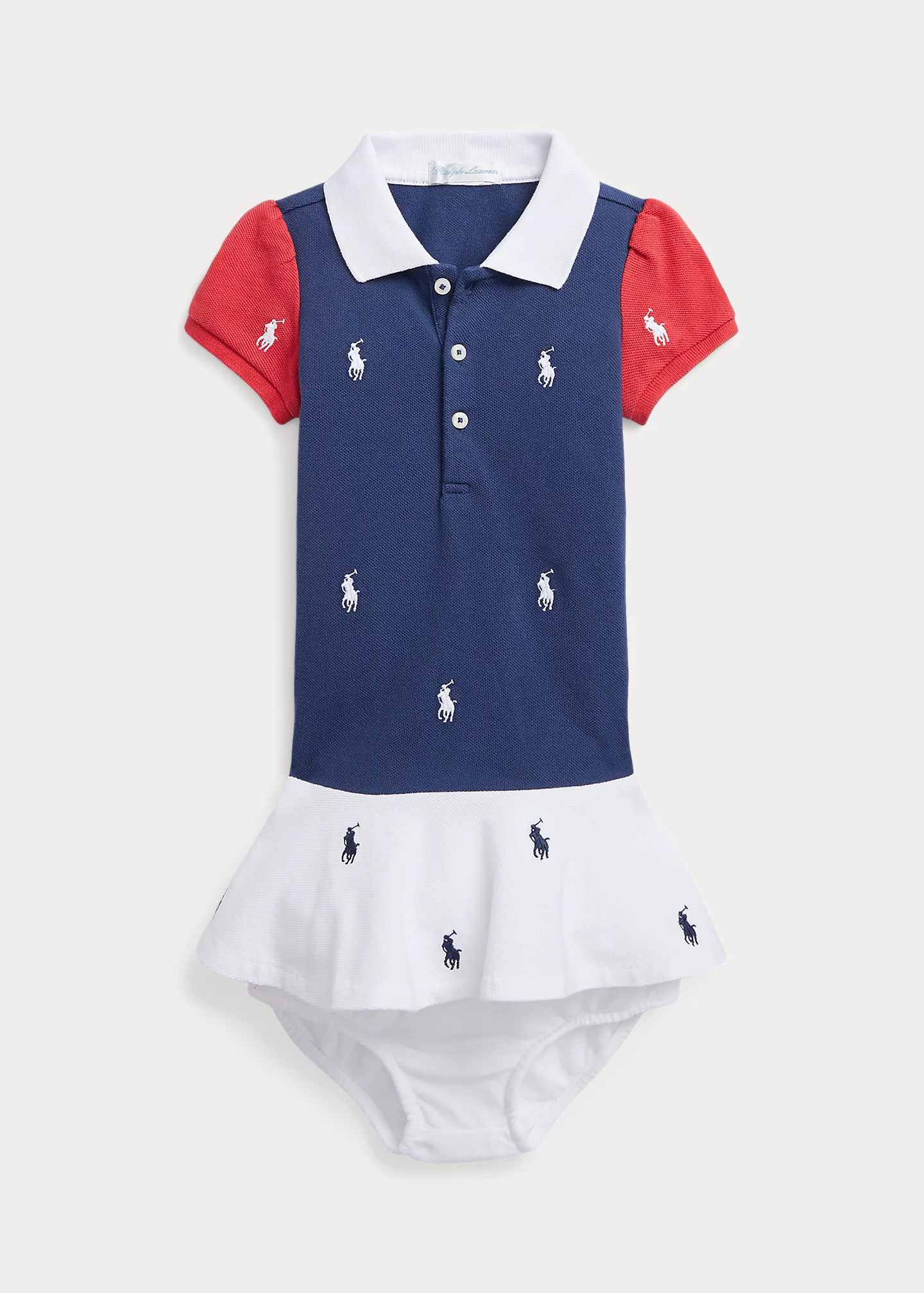Polo Pony Mesh Polo Dress & Bloomer
