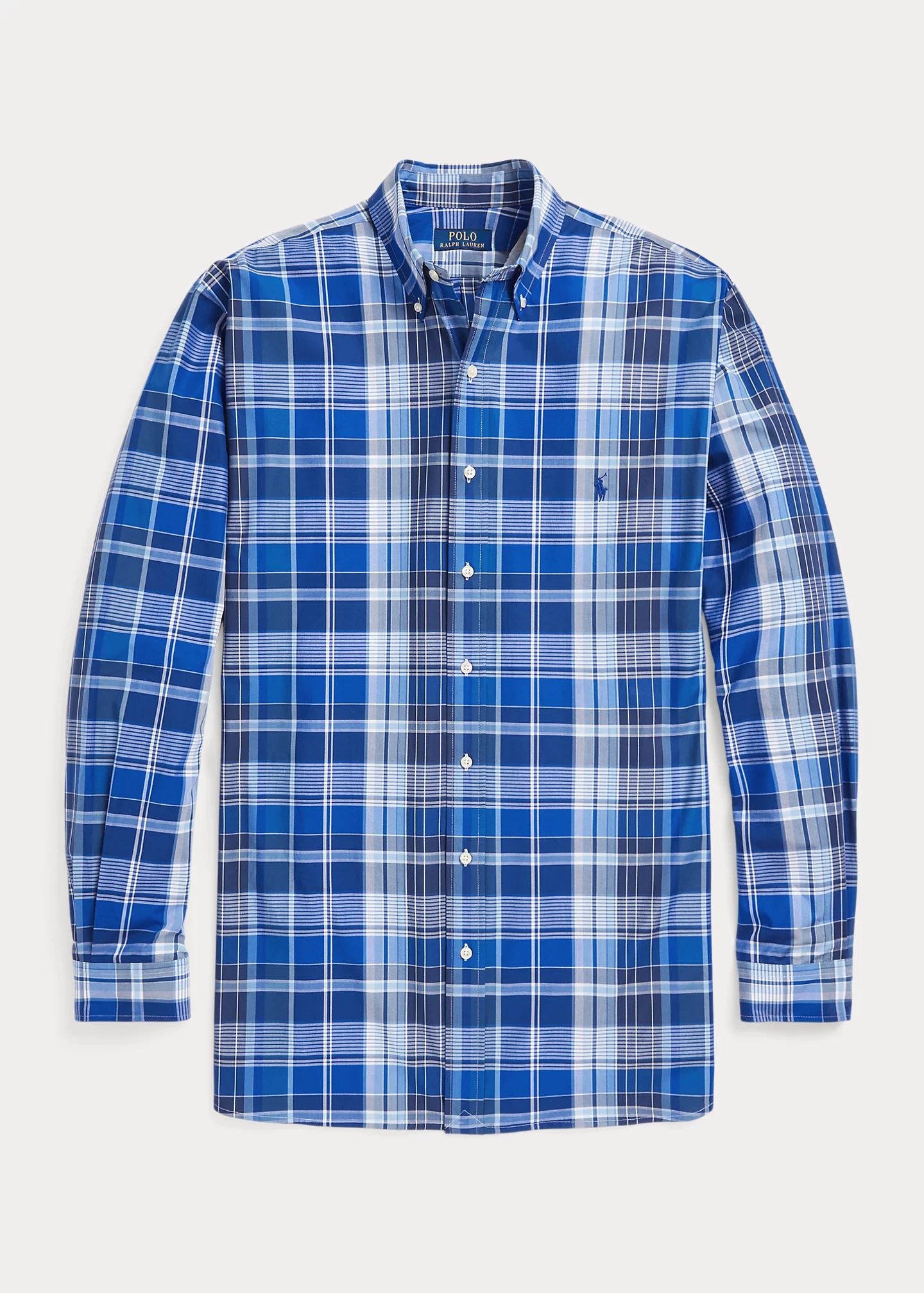 Plaid Poplin Shirt